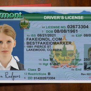 Buy Vermont Fake Driver License Online